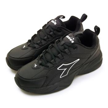【DIADORA】男 迪亞多那 復古多功能休閒運動鞋 CLASSIC系列(黑銀 71280)