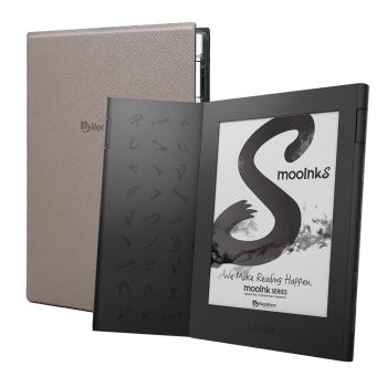Readmoo讀墨 mooInk S 6吋電子書閱讀器(黑)+6吋分離式保護殼(岩灰)