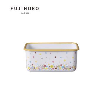 【富士琺瑯FUJIHORO】鳴海系列琺瑯烘焙保鮮盒深型-M