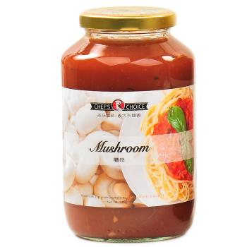 【美味大師】義大利麵醬-蘑菇(720g x 12瓶 / 箱)