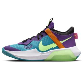 Nike 女鞋 大童鞋 籃球鞋 AIR ZOOM CROSSOVER GS 紫藍黃【運動世界】DC5216-301