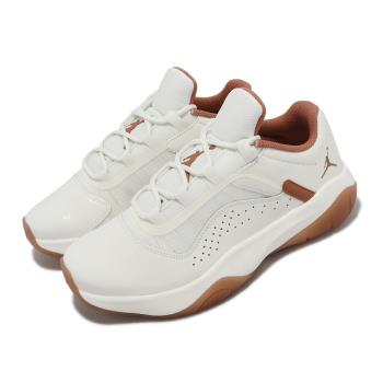 Nike 休閒鞋 Air Jordan 11 CMFT Low 男鞋 米白 橘 喬丹 果凍底 DV2629-108