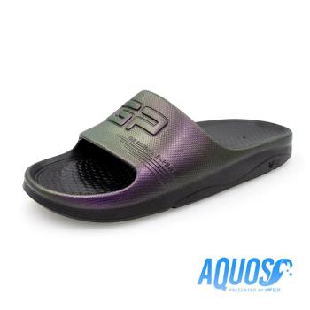G.P(女)AQUOS透氣防滑排水機能拖鞋 女鞋-太空紫