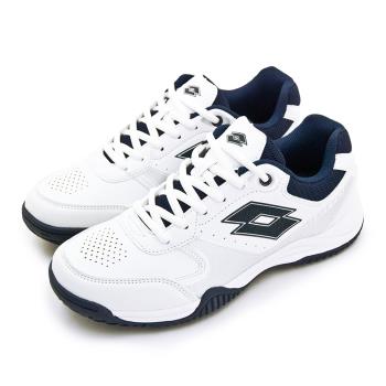 【LOTTO】男 入門級全地形網球鞋 SPACE 600系列(白藍銀 8576)
