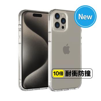 Just Mobile iPhone 15 Pro (6.1吋) TENC Air 透明氣墊抗摔殼
