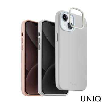 UNIQ iPhone 15 LinoHue 液態矽膠雙色鏡頭防摔手機殼 支援磁吸