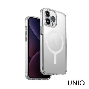 UNIQ iPhone 15 Pro Max Lifepro Xtreme 霧面磁吸防摔雙料保護殼-霧透