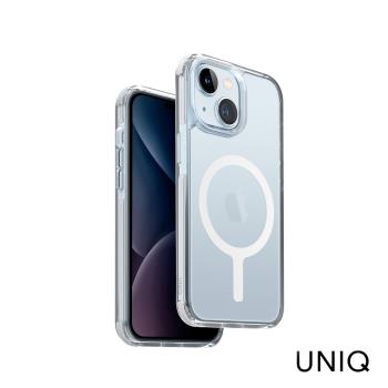 UNIQ iPhone 15 Combat 四角強化軍規磁吸防摔三料保護殼-白