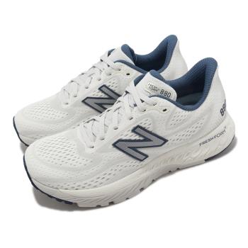 New Balance 慢跑鞋 880 V13 D 寬楦 女鞋 白 藍 緩震 運動鞋 路跑 NB 紐巴倫 W880S13-D