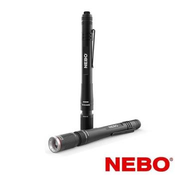 【NEBO】Inspector高亮度防水筆型手電筒-彈性供電-盒裝(NE6810TB)