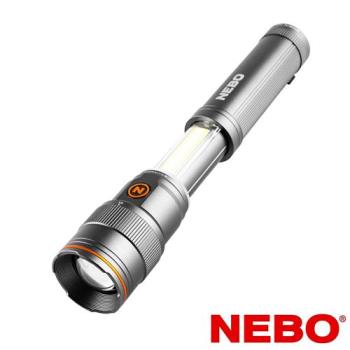 【NEBO】富蘭克林 滑行兩用手電筒-USB充電 500流明IPX4(NEB-WLT-0025-G)