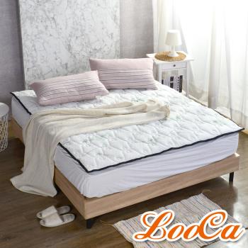 【LooCa】防蹣抗敏益生菌加厚日式床墊-雙人