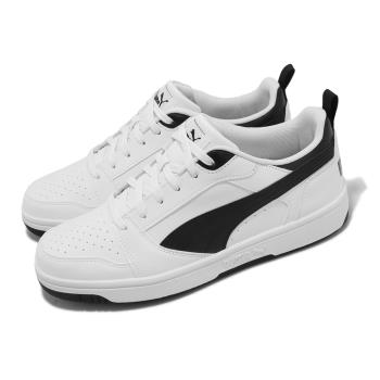 Puma 休閒鞋 Rebound V6 Low 男鞋 女鞋 白 黑 小白鞋 復古 情侶鞋 39232802
