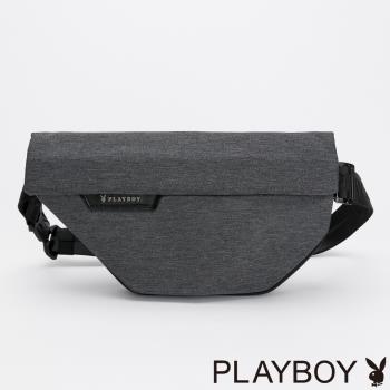 PLAYBOY - 單肩背包 Forward系列 - 灰色