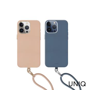 UNIQ iPhone 15 Pro Max Coehl Muse質感可磁吸棉繩掛繩兩用手機殼