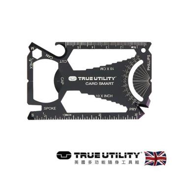 【TRUE UTILITY】 英國多功能30合1聰明卡片工具CardSmart(TU207)