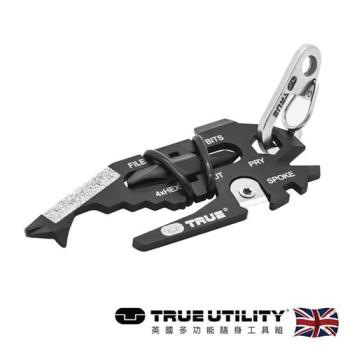 【TRUE UTILITY】 英國多功能18合1鯨魚造型工具組Fishface-吊卡版(TU206K)
