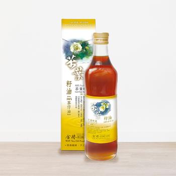 【金椿茶油工坊】茶葉綠菓 茶葉籽油 500ml/瓶