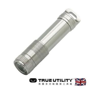 【TRUE UTILITY】 英國多功能單顆AAA電池迷你手電筒-吊卡版(TU312K)