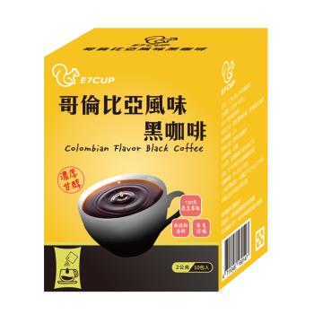 E7CUP工作日誌-哥倫比亞風味黑咖啡(2g*10)*6盒