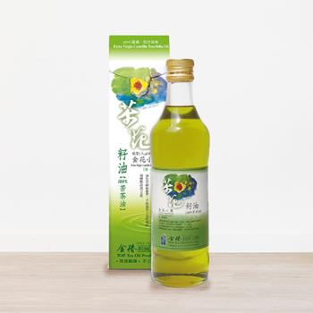 【金椿茶油工坊】金花小菓 茶花籽油 (苦茶油) 500ml/瓶