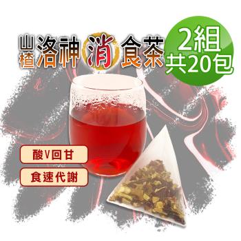 【蔘大王】山楂洛神消食茶包X2組（6gX10入/組）去油順暢 增加飽足感 養顏美容 應酬聚餐好茶