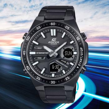 CASIO 卡西歐 EDIFICE 10年電力計時手錶(EFV-C110DC-1A)