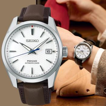 SEIKO精工 Presage 新銳系列 三日鍊 製錶110週年 GMT機械錶 (SPB413J1/6R55-00F0S)
