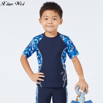 【蘋果品牌 】 男童短袖游泳上衣  NO.1122108