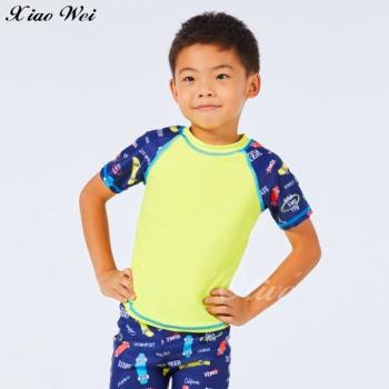 【蘋果品牌 】 兒童短袖游泳上衣 NO.1122068