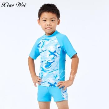 【蘋果品牌 】 兒童短袖游泳上衣  NO.1122038