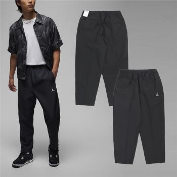 Nike 長褲 Jordan Essentials 男款 黑 褲子 喬丹 飛人 梭織 直筒褲 FB7326-010