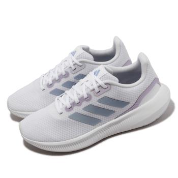 adidas 慢跑鞋 Runfalcon 3.0 W 女鞋 白 藍 緩衝 運動鞋 基本款 愛迪達 ID2279