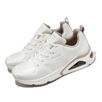 Skechers 休閒鞋 Tres-Air Uno-Modern AFF-Air 女鞋 白 微增高 氣墊 記憶鞋墊 177421WHT