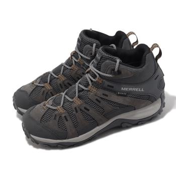 Merrell 登山鞋 Alverstone 2 Mid GTX 男鞋 灰 防水 戶外 耐磨 郊山 中筒 越野 ML037165