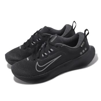 Nike 防水野跑鞋 Wmns Juniper Trail 2 GTX 女鞋 黑 灰 戶外 運動鞋 FB2065-001