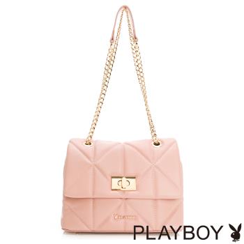 PLAYBOY - 手提斜背包  Ladys系列 - 粉色