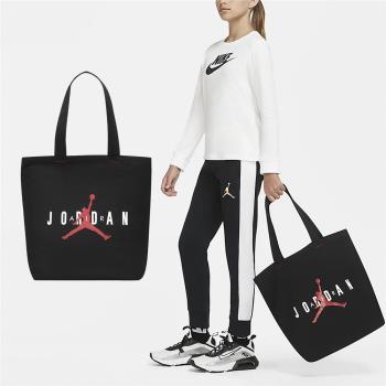 Nike 包包 Jordan Tote Bag 黑 紅 托特包 手提袋 單肩 喬丹 JD2113017GS-002