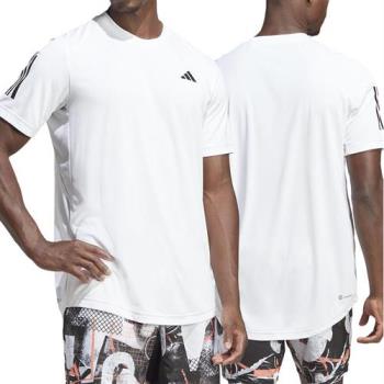 Adidas Club 3STR Tee 男 白色 訓練 網球 吸濕 排汗 短T 短袖 HS3261