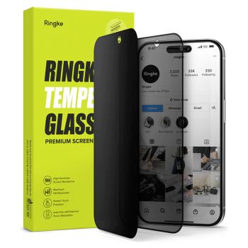 Rearth Apple iPhone 15 Pro 防窺強化玻璃螢幕保護貼