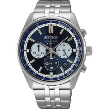 SEIKO精工 CS系列急速時刻石英計時腕錶(8T63-00W0B/SSB427P1)