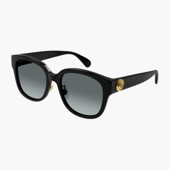 【GUCCI 古馳】膠框太陽眼鏡(GG1409SK-001)