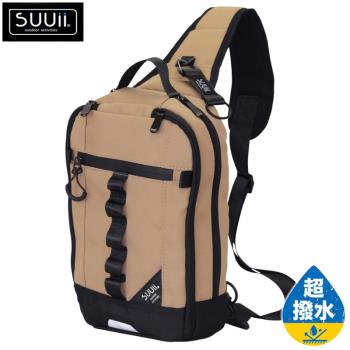 【SUUii】日本機能 B5 單肩後背包 斜背包 側背包 腳踏車包 胸包 防潑水 多口袋胸包 戶外休閒包