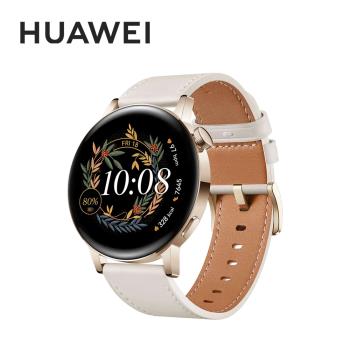 HUAWEI Watch GT3 42mm 健康運動智慧手錶 時尚款-白