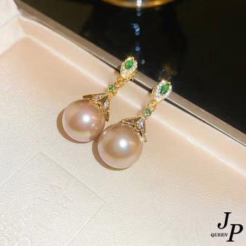  Jpqueen 優雅輕奢高級珍珠耳針式耳環(圖片色)