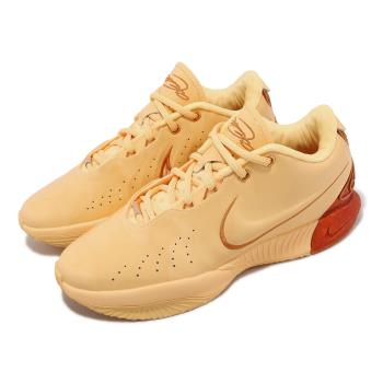 Nike 籃球鞋 LeBron XXI EP Sunshine 粉橘 LBJ 21代 男鞋 FV2346-800