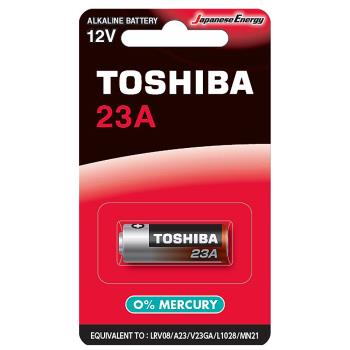 【東芝Toshiba】23A高伏特 鹼性電池12V電池4粒裝(吊卡裝LRV08/MN21搖控器電池)