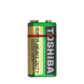 【東芝Toshiba】碳鋅電池 9V電池 4入盒裝(環保電池/乾電池/公司貨)
