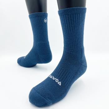 【WOAWOA】【COLORWOOL經典素色】極致速乾運動羊毛登山襪-高筒  單雙 | M/L/XL (美麗諾羊毛 除臭襪)          