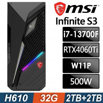 MSI MAG Infinite S3 13-663TW (i7-13700F/32G/2TB+2T SSD/RTX4060TI-8G/W11P)